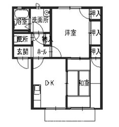 ボンジョルノ北六甲の物件間取画像